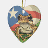 Boricua Keramisch Ornament (Links)