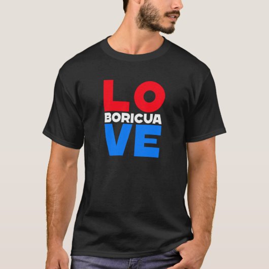 Boricua Love T-shirt (Voorkant)