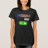 Boricua mode is on boricua pride t-shirt (Voorkant)
