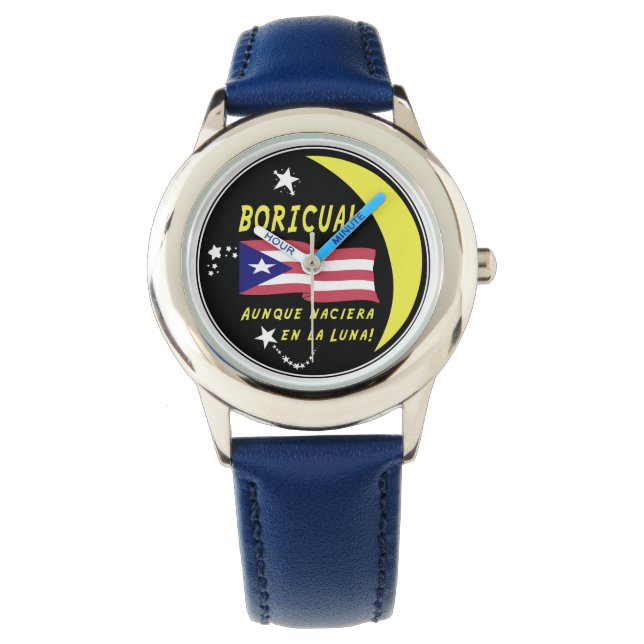 Boricua. Overal! Horloge (Voorkant)
