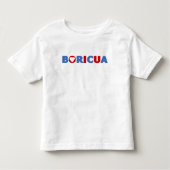 Boricua Puerto Rican Pride Kinder Shirts (Voorkant)