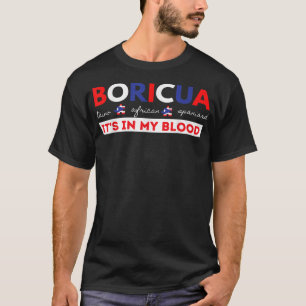 Boricua Puerto Rican Pride Wepa Taino Nuyorican Fl T-shirt