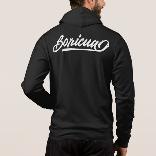 Boricua Puerto Rico Hoodie (Achterkant)