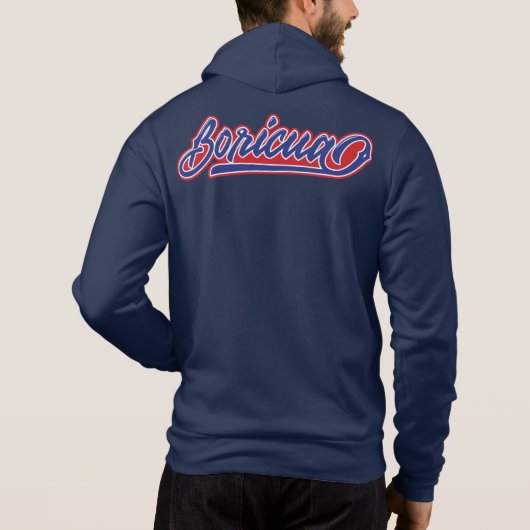 Boricua Puerto Rico Hoodie (Achterkant)