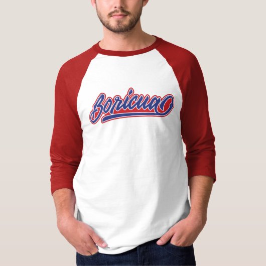 Boricua Puerto Rico T-shirt (Voorkant)