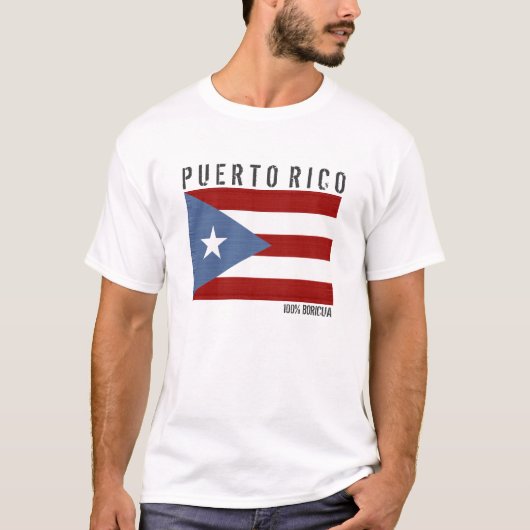 Boricua, Puerto Rico T-shirt (Voorkant)