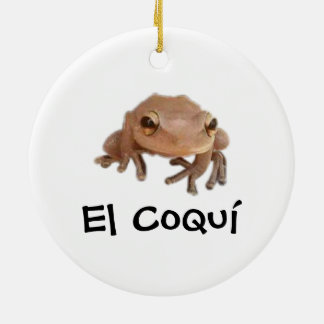 Boricua Puerto Rico vlag coqui-keramiek Keramisch Ornament