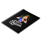 Boricua Queen Puerto Rican Birthday for Women Girl Notitieboek (Linkerzijde)
