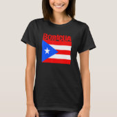 Boricua Roots Puerto Rico Pride PR Souvenir Puerto T-shirt (Voorkant)