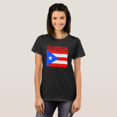 Boricua Roots Puerto Rico Pride PR Souvenir Puerto T-shirt (Voorkant volledig)