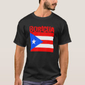Boricua Roots Puerto Rico Pride PR Souvenir Puerto T-shirt (Voorkant)