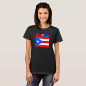 Boricua Roots Puerto Rico Pride PR Souvenir Puerto T-shirt (Voorkant volledig)