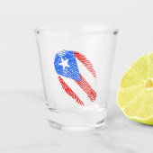 Boricua Shot Glas (Voorkant)