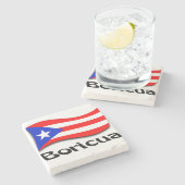 Boricua Stenen Onderzetter (Zijkant)