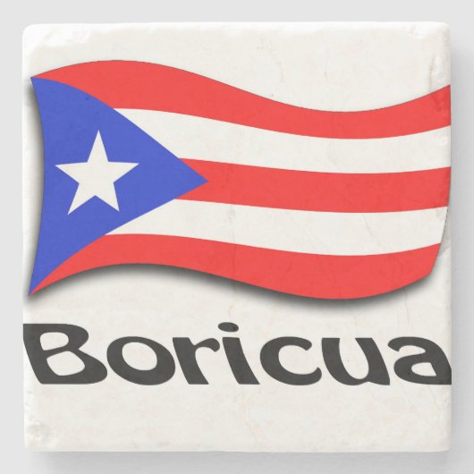 Boricua Stenen Onderzetter (Voorkant)