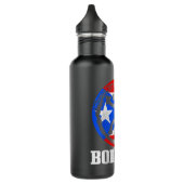 Boricua Taino Coqui Symbol Puerto Rico Flag Pride Waterfles (Links)