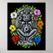 Boricua Taino Goddess Atabey Poster (Voorkant)