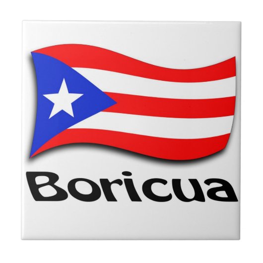 Boricua Tegeltje (Voorkant)