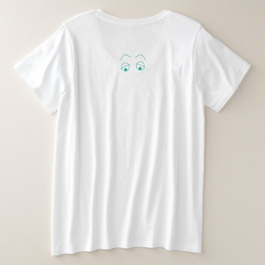 Boring Grote Maat T-shirt (Design achterkant)