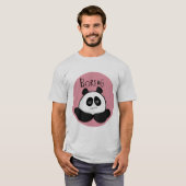 boring: slogan panda tete rigolo t-shirt (Voorkant volledig)
