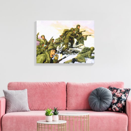 Borinquenten van Dominic d'Andrea Canvas Afdruk (Insitu (Woonkamer))