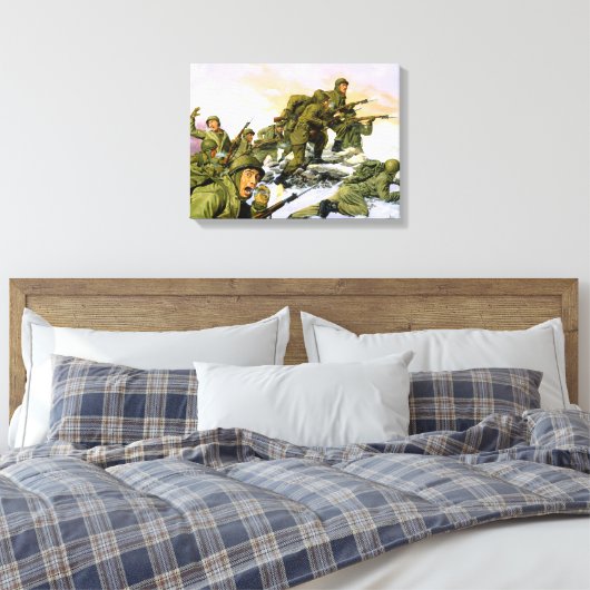 Borinquenten van Dominic d'Andrea Canvas Afdruk (Insitu (Slaapkamer))