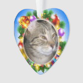 boris geeft je zijn hart voor kerstmis ornament (voorkant)