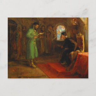 Boris Godunov met Ivan the Terrible Briefkaart