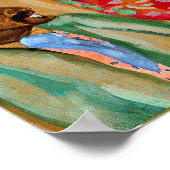 Boris Grigoriev - Parisian Cafe Poster (Hoek)