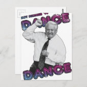 Boris Jeltsin Dance Dance Hot Summer 1996 Briefkaart (Voorkant / Achterkant)