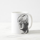 Boris Johnson caricature mok (Voorkant rechts)