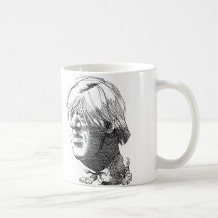 Boris Johnson caricature mok