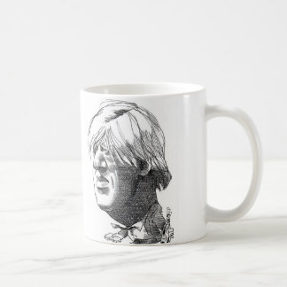 Boris Johnson caricature mok