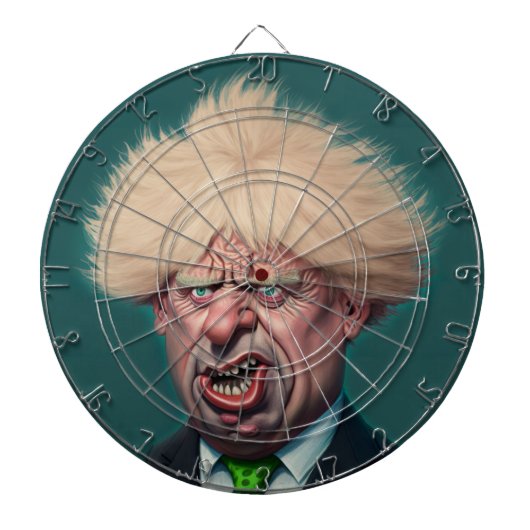 Boris Johnson Dartboard Dartbord (Voorkant)