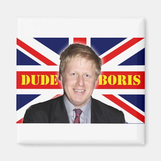 Boris Johnson DUDE Magneet (Voorkant)