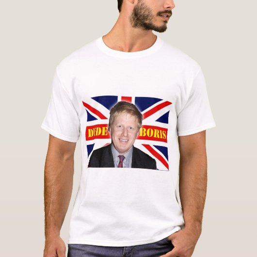 Boris Johnson DUDE T-shirt (Voorkant)