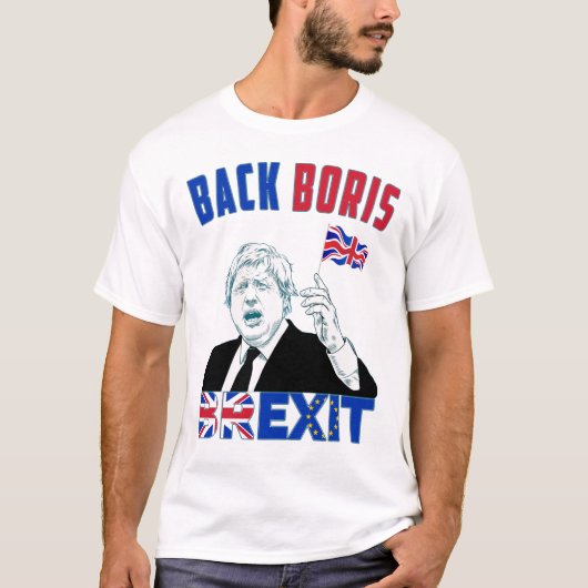 Boris Johnson en Brexit T-shirt (Voorkant)