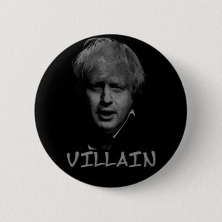 boris johnson villain ronde button 5,7 cm