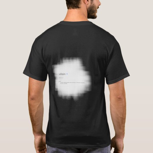 boris johnson villain t-shirt (Achterkant)