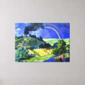 Boris Kustodiev kunstwerk, Na de Storm, Canvas Afdruk (Voorkant)