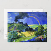 Boris Kustodiev, na het Storm, Briefkaart (Voorkant / Achterkant)