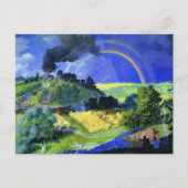 Boris Kustodiev, na het Storm, Briefkaart (Voorkant)