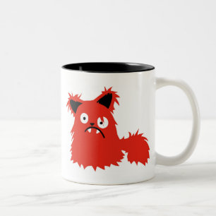 Boris the Cat Tweekleurige Koffiemok