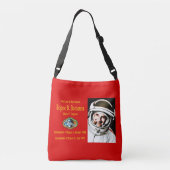 Boris Volynov - First Jewish Cosmonaut Crossbody Tas (Achterkant)