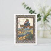 Boris Zvorykin - De vuurvogel Briefkaart (Staand voorkant)