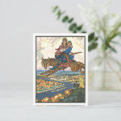 Boris Zvorykin - De vuurvogel Briefkaart (Staand voorkant)