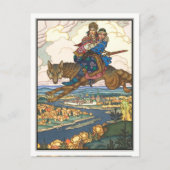 Boris Zvorykin - De vuurvogel Briefkaart (Voorkant)