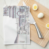 Borisov Baryzaag Wit-Russische kerkarchitectuur Theedoek (Quarter Fold)