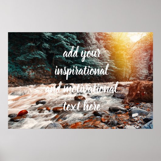 Borjomi creek poster (Voorkant)