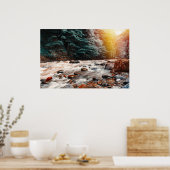Borjomi creek poster (Keuken)
